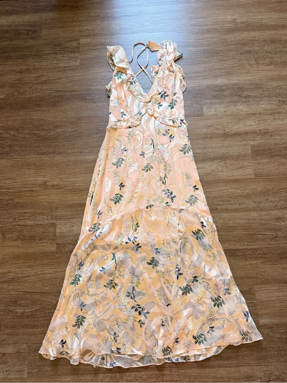 Reiss Almeria Botanical Burnout Dress